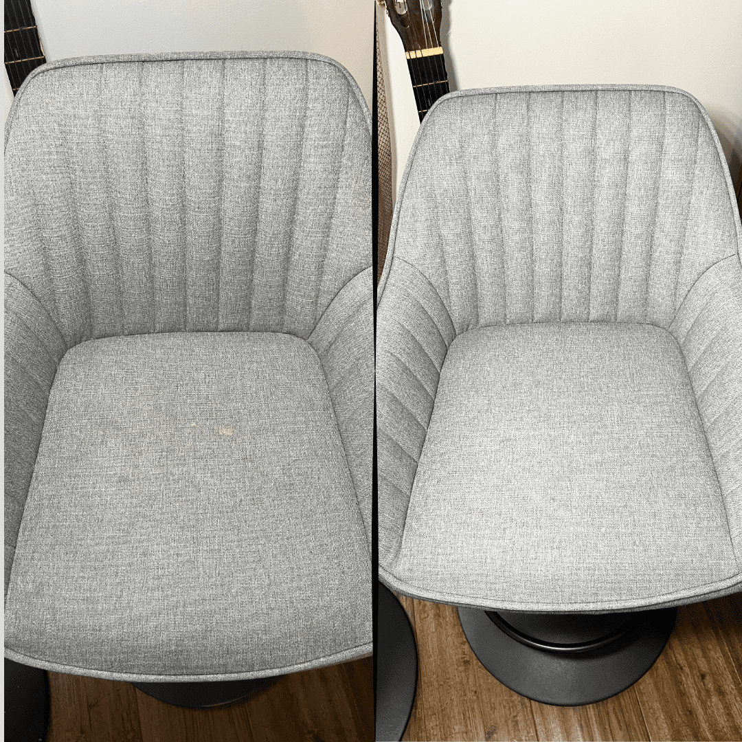 Before and after a PurgeBright clean in a Bedford home